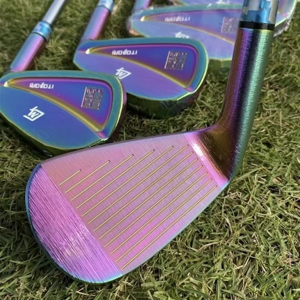 Мужские клюшки для гольфа ITOBORI Iron Set Rainbow Color 4 5 6 7 8 9 P со стальным/графитовым