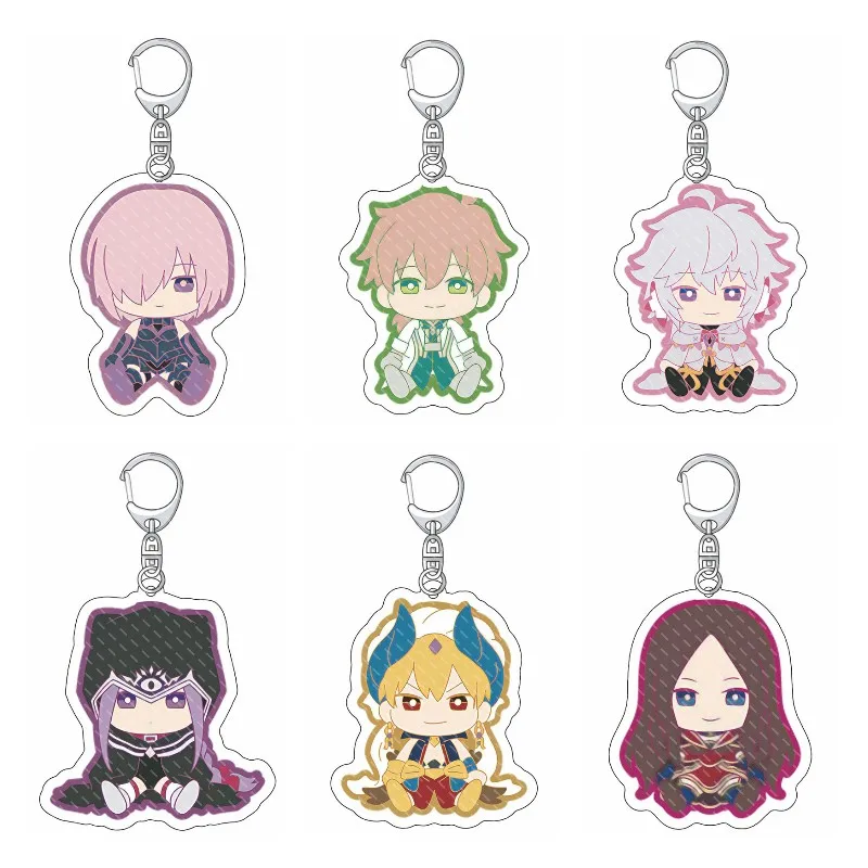 

Fate/Grand Order Anime Figure Fujimaru Ritsuka Mash Kyrielight Cosplay Acrylic Key Chains Bag Pendant Accessories Fans Gifts