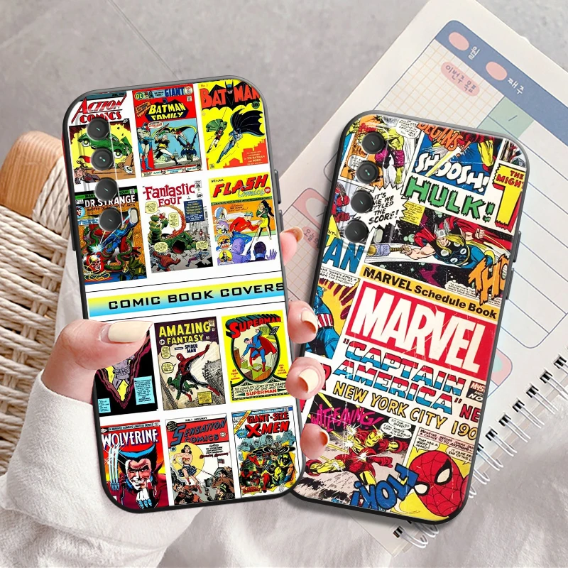 

Чехол для телефона с логотипом комиксов Marvel для Huawei P Smart Z 2019 2021 P20 P20 Lite Pro P30 Lite Pro P40 P40 Lite 5G