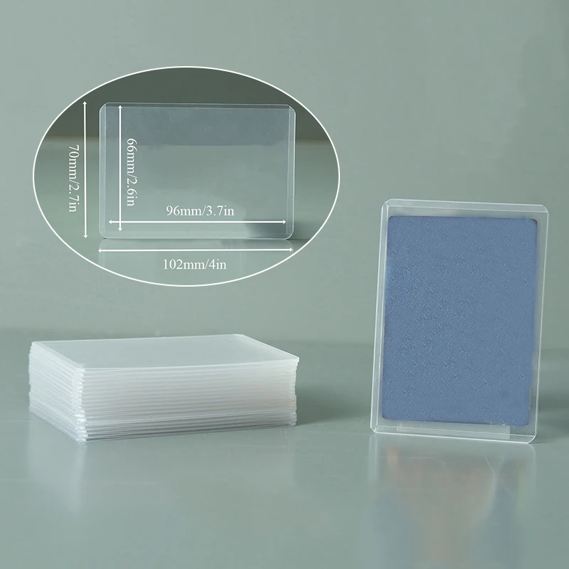 

20PCS Photo Protection Transparent Protective Sleeve Photo Card Sleeve Transparent Card Sleeve Solid Color Card Sleeve Strong
