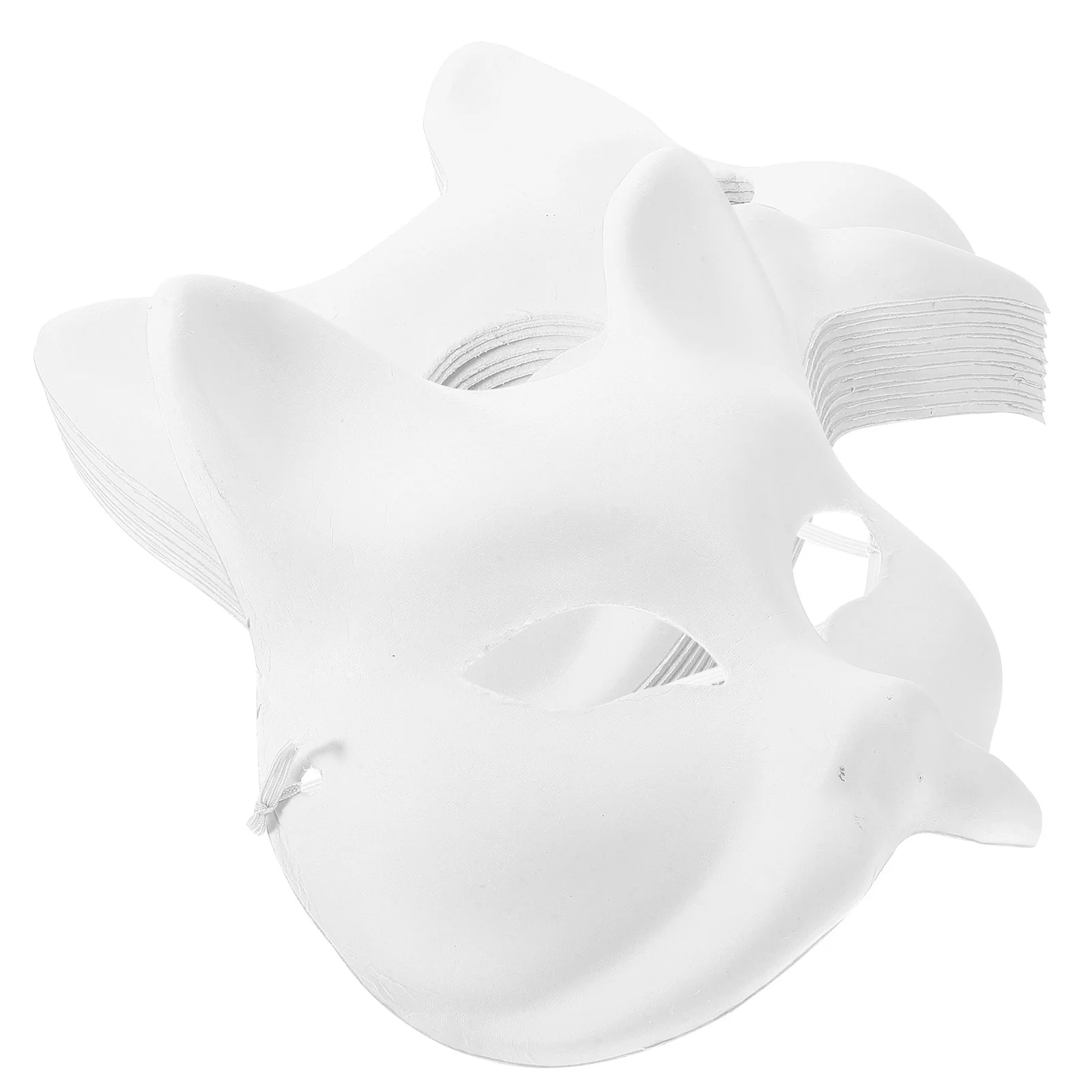 12 шт. ручная роспись маски из целлюлозы маскарад сделай сам для вечеринки лиса