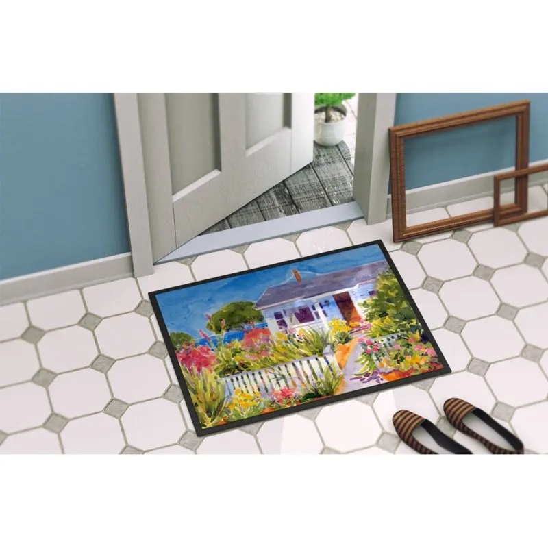 

18"W Elegant Seaside Beach Welcome Cottage Door Mat Rug - Indoor or Outdoor - 18" x 27" Doormat, 27"L x 18"W