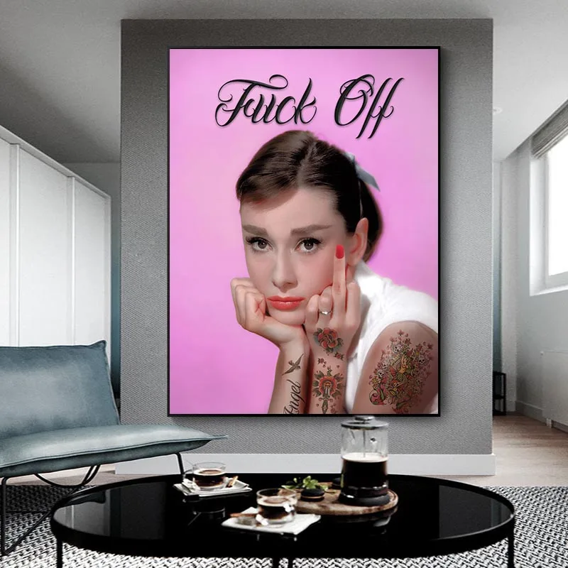 

Настенная Картина на холсте усов для мужчин, современный мультяшный настенный Декор для дома, плакат и принты, подвесные картины для комнат...