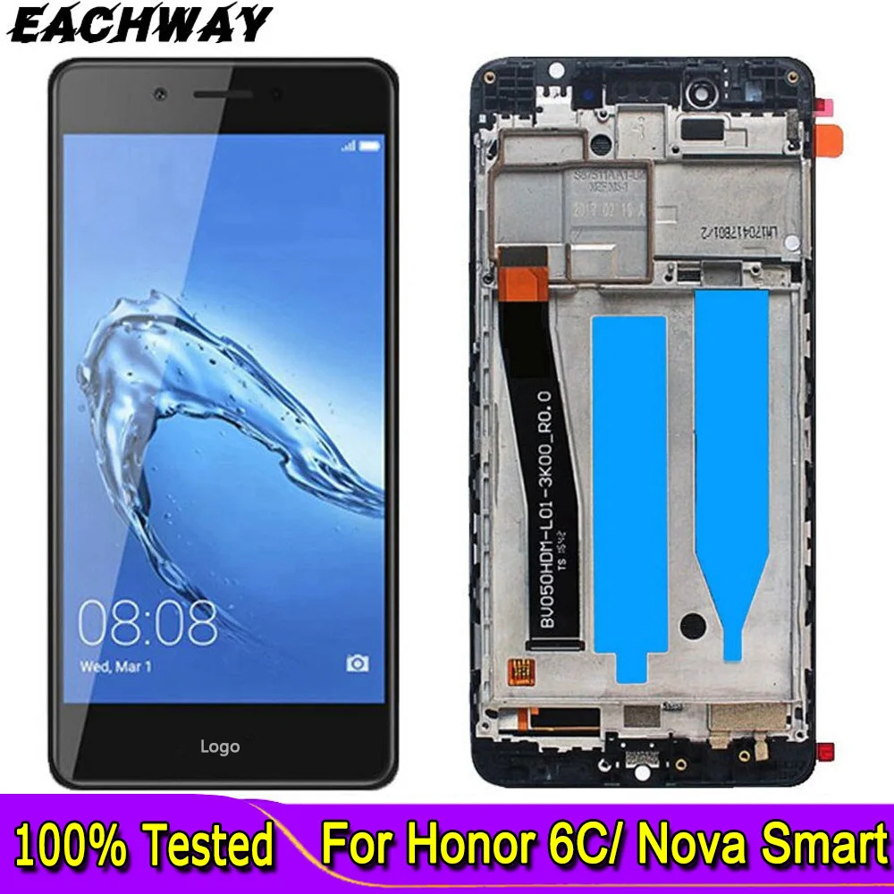 For Huawei Honor 6C LCD Display Touch Panel Screen Digitizer Replace DIG-L21 5.0" For Huawei Enjoy 6S / Nova Smart LCD Screen
For Huawei Honor 6C LCD Display Touch Panel Screen Digitizer Replace DIG-L21 5.0" For Huawei Enjoy 6S / Nova Smart LCD Screen