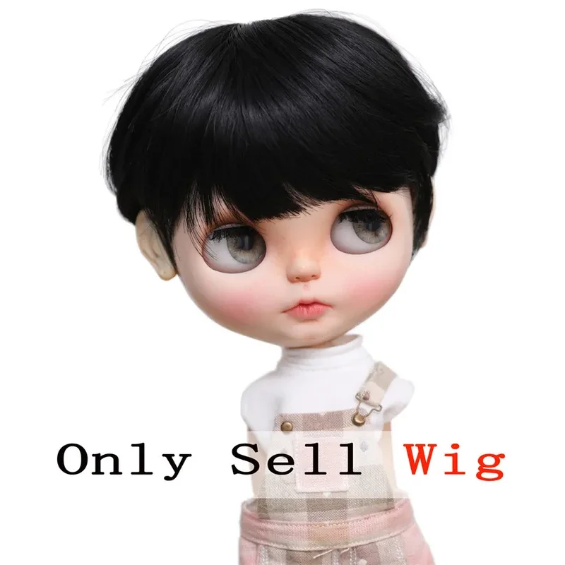Фото Парик Blyth Qbaby Amydoll, 9-10 дюймов, короткие кудрявые светлые волосы №4