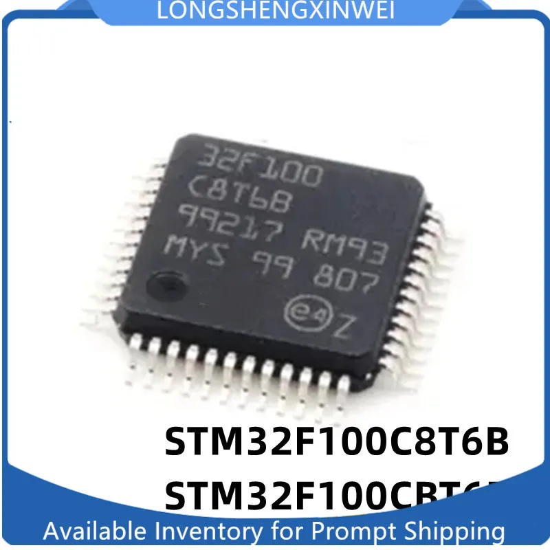 Микроконтроллер STM32F100 STM32F100C8T6B STM32F100CBT6B QFP48, 1 шт.