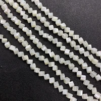 natural shell beads square mother of pearl beads creative fashion necklaces bracelets earrings accessories handmade charm gifts