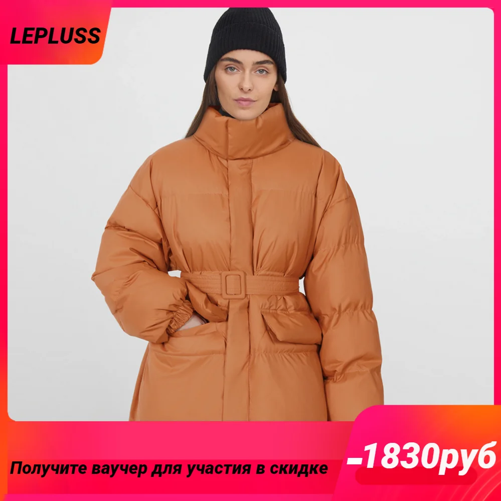 

Женское хлопковое платье с воротником-стойкой и защитой от ветра