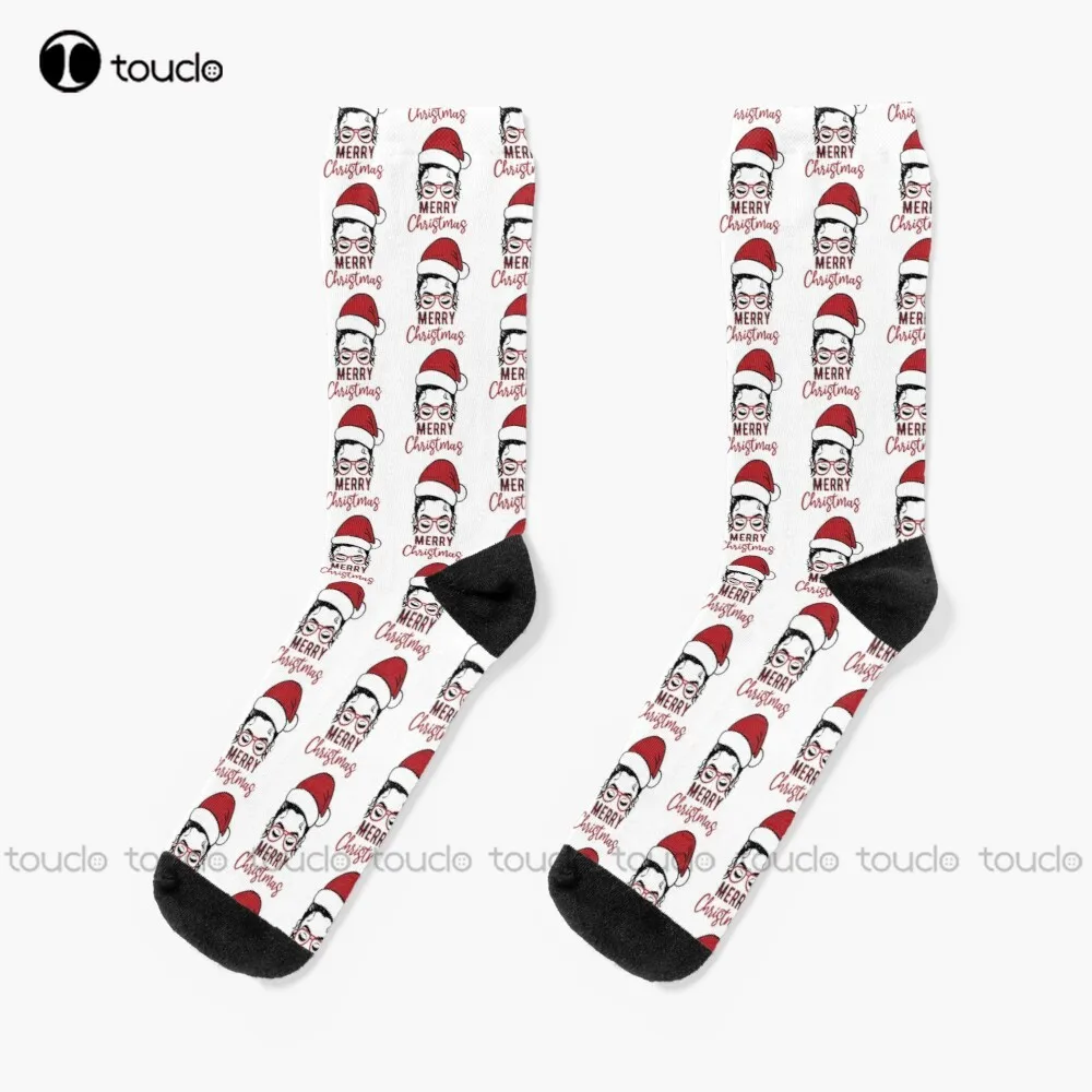 

Ugly Holiday Sweaters - Buffalo Plaid Christmas Santa Claus Tree Reindeer Happy Holidays Merry Christmas Family Cool Socks