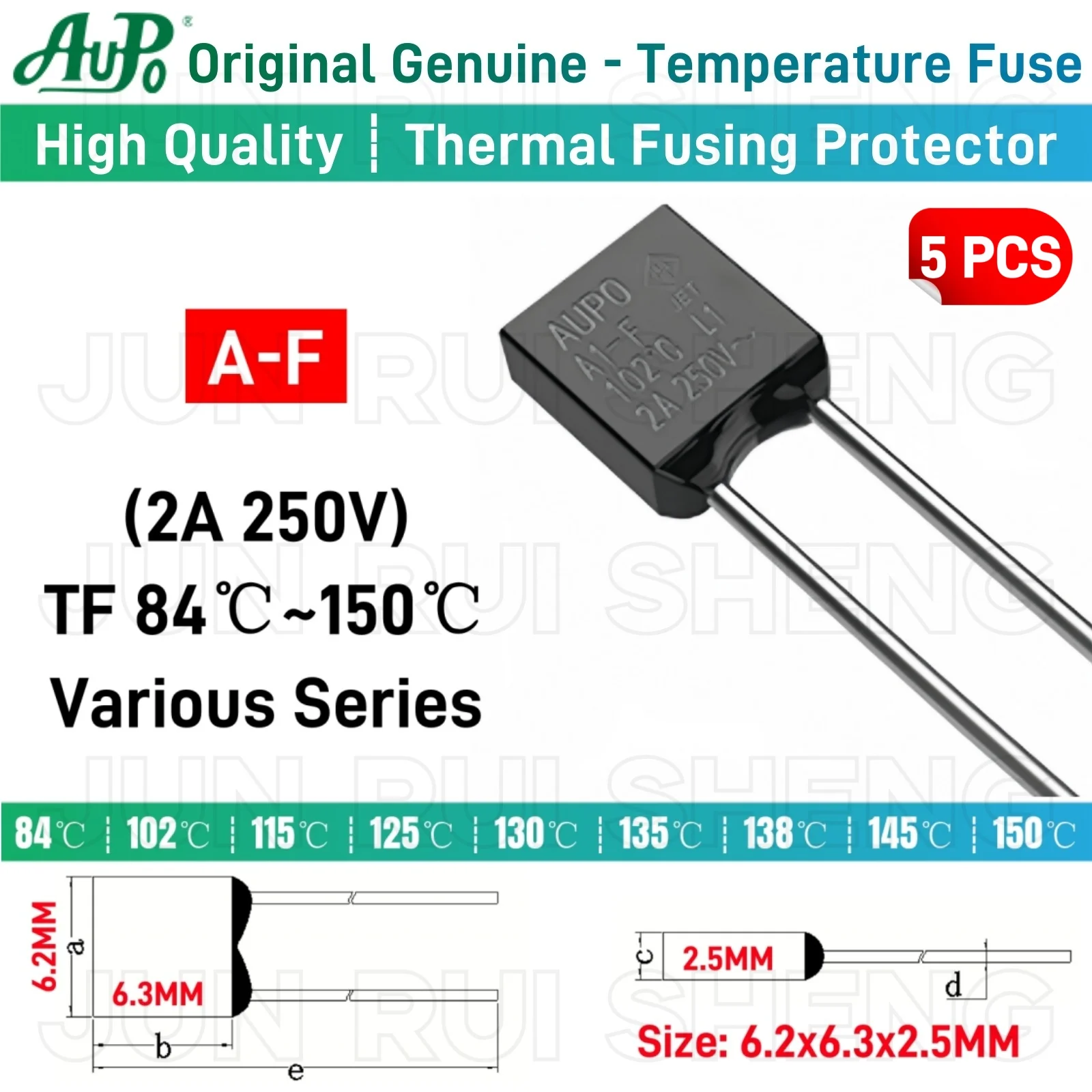 

Комплект термопредохранителей AUPO RH 5 шт.