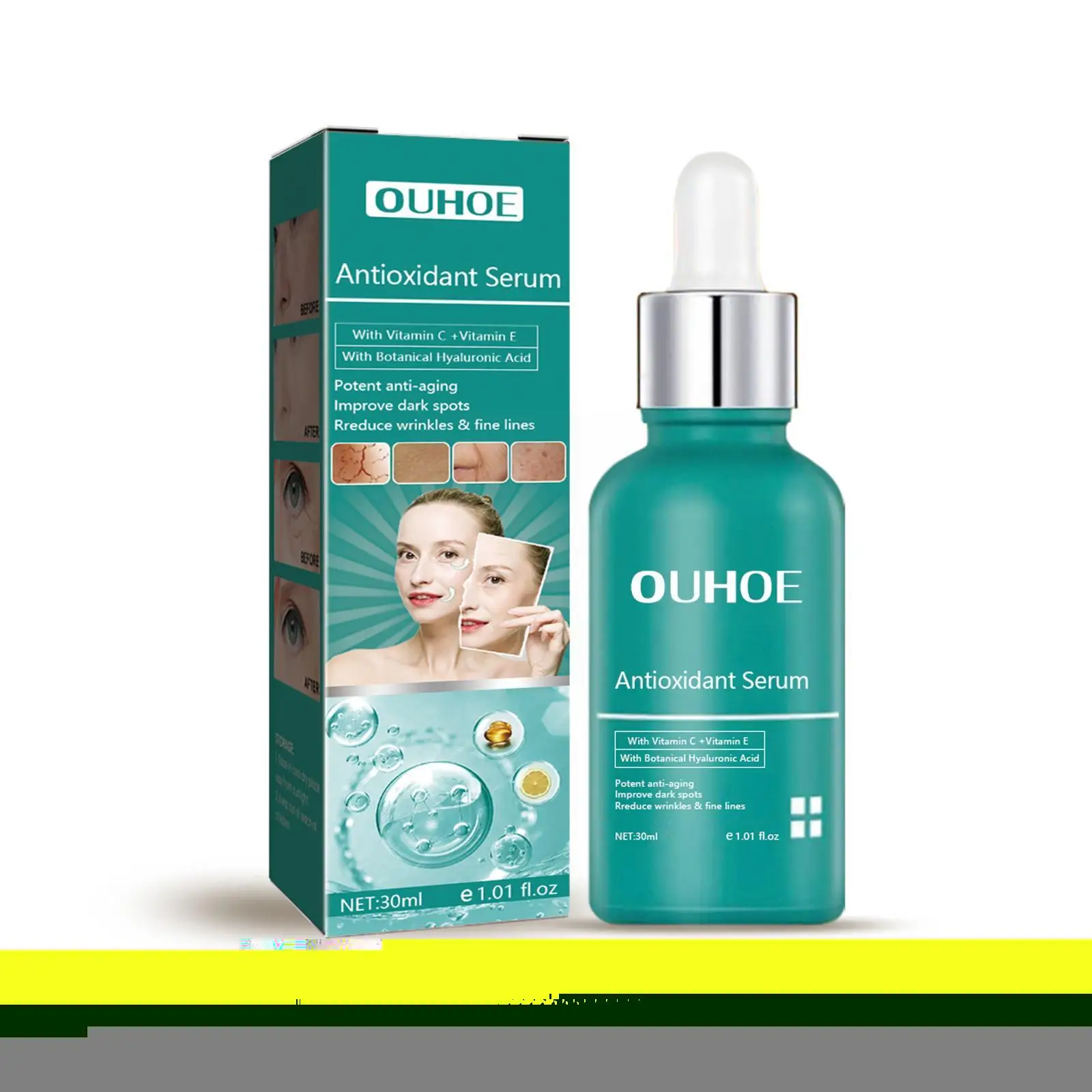 

Увлажняющая сыворотка для лица с гиалуроновой кислотой, 30 мл