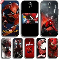 spiderman marvel avengers for xiaomi redmi 8a phone case 6 22 inch soft silicon funda cover black coque captain america thor