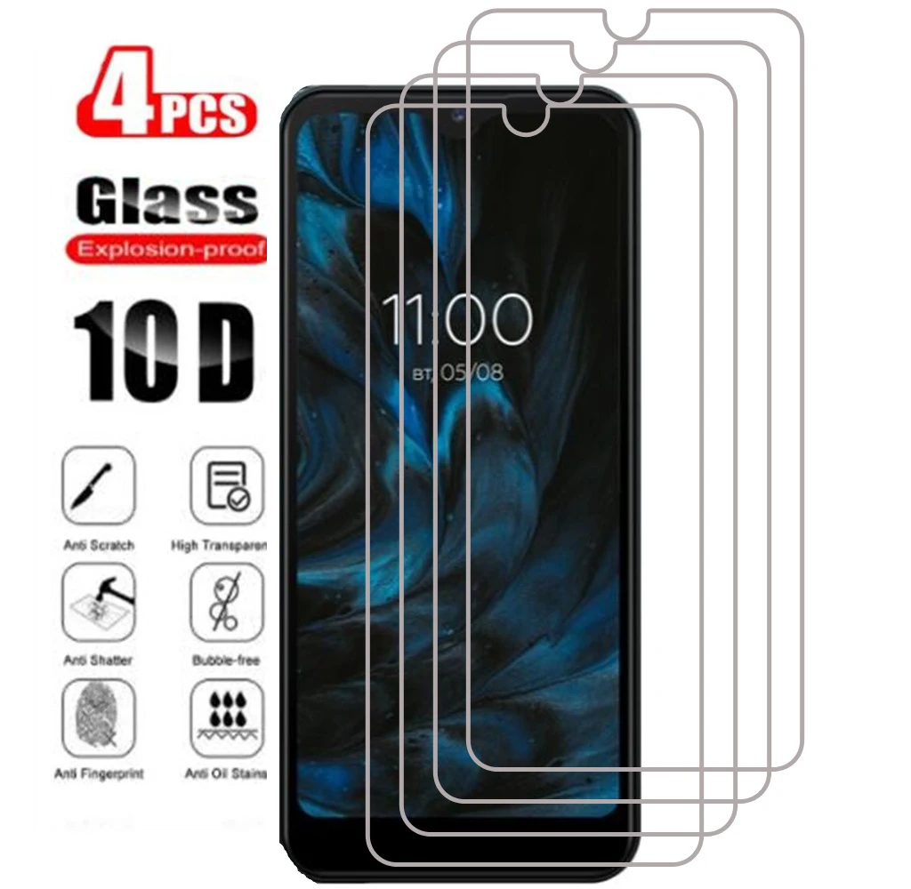 

4PCS 9H HD Original Protection Tempered Glass For BQ 6353L Joy 6.26" BQ6353L Screen Protective Protector Cover Film