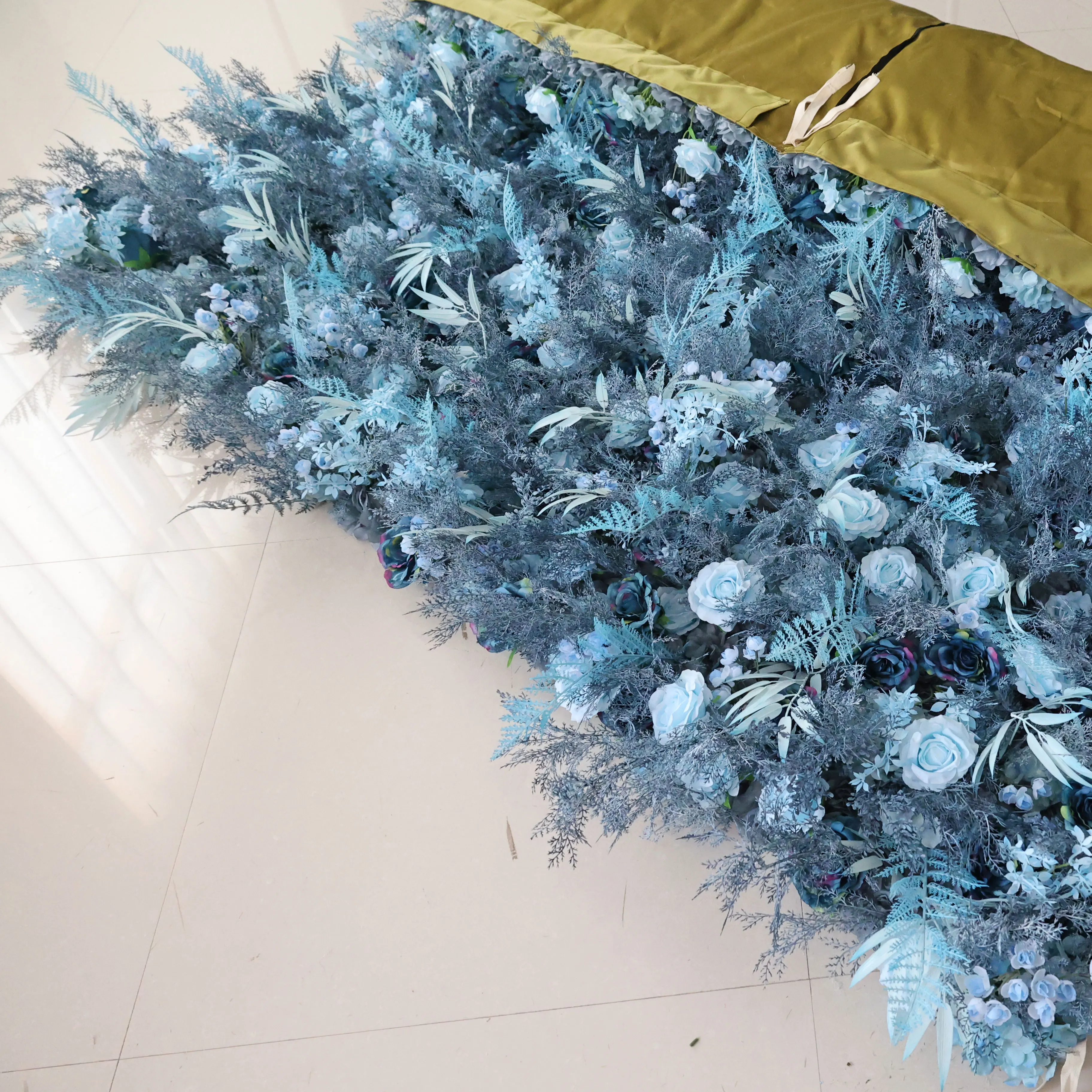 YuLiFlower Индивидуальные свадебные настенные украшения свертывающиеся 5D цветы