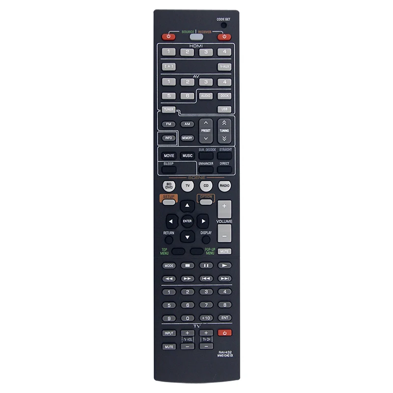 Фото Совместим с AV-ресиверами Yamaha RX-V471, YHT-595, YHT-695, HTR-406, пультом дистанционного управления RAV432, запасными частями WW51040EX. №1