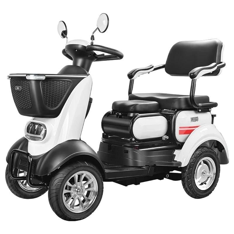 

48V20AH Electric Motorcycle Automatic Brake Lithium Double Seat Foldable