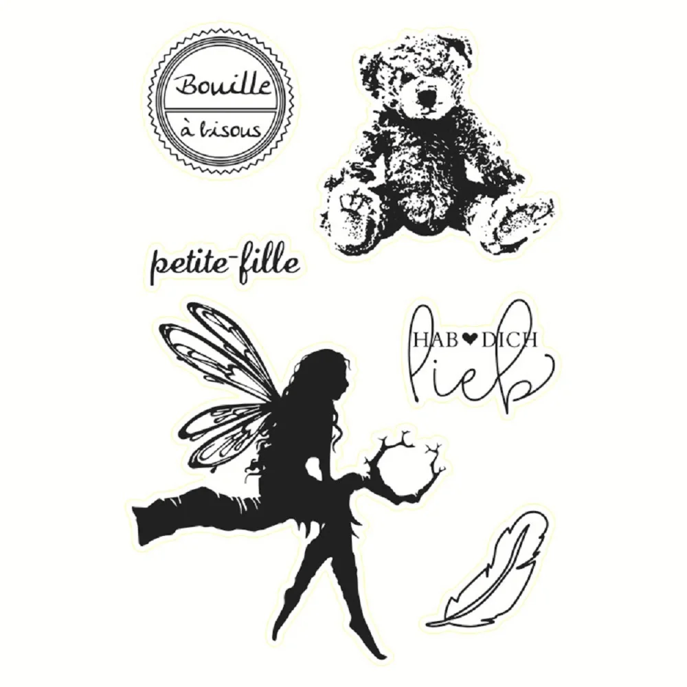 

Valentine's Day Gift CLEAR STAMPS For Scrapbooking Supplies Card Album Paper Craft Rubber Roller Transparent Silicon Stamp Seals