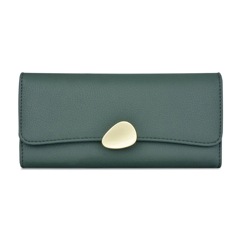 

woman purse simple long wallet ladies green thin wallet women clutch phone bag luxury credit card holder wallet mom gift Handbag