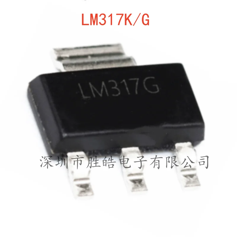 

(10PCS) NEW LM317K LM317G LM317G-AA3-R Three-Terminal Adjustable Voltage Regulator SOT-223 LM317K/G Integrated Circuit
