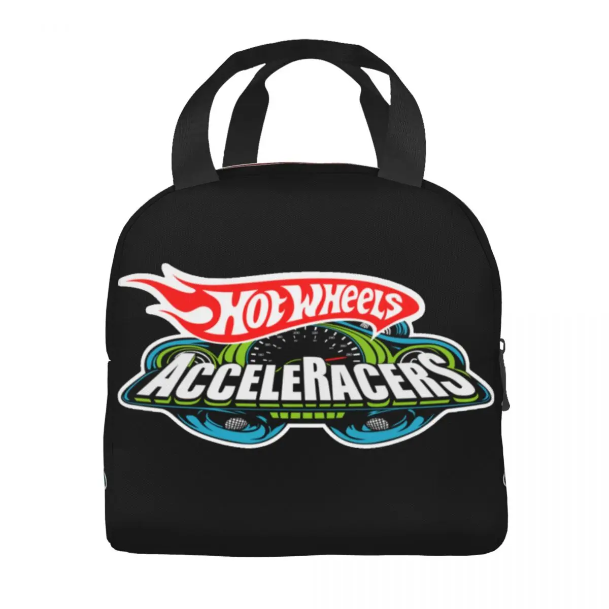 Пользовательские Hot Wheels AcceleRacers с логотипом изолированные сумки для обеда женщин