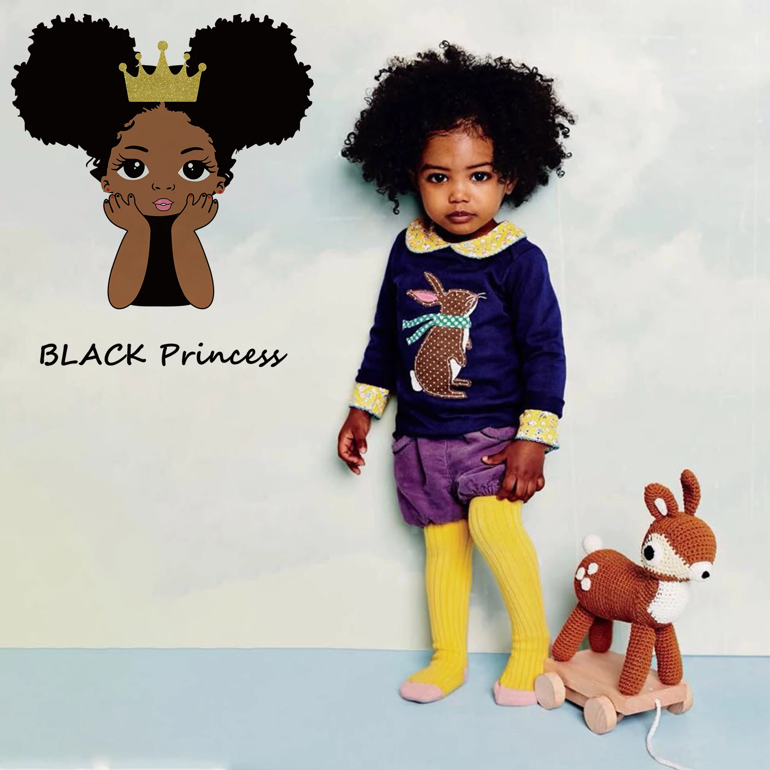 

Funlife®Черная принцесса стильные африканские подарки для комнаты для девочек виниловая настенная наклейка художественное украшение для спа...