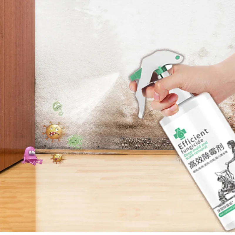 

High-efficiency wall wall mold remover moldy anti-mildew spray cleans white walls to remove mold and mildew spots