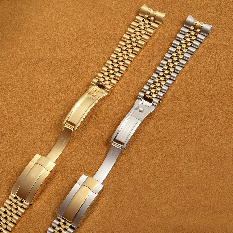 20mm 21mm Watch Band Strap Steel Jubilee Bracelet Fit For Rolex Datejust 41mm Watch
