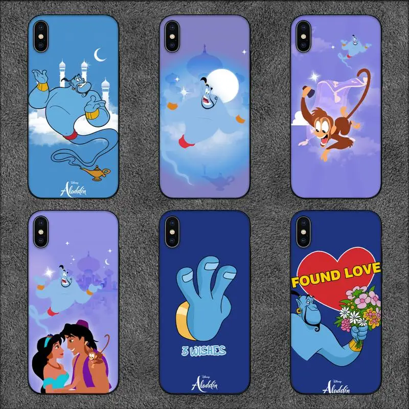

Disney Aladdin Phone Case For iPhone 11 12 Mini 13 14 Pro XS Max X 8 7 6s Plus 5 SE XR Shell