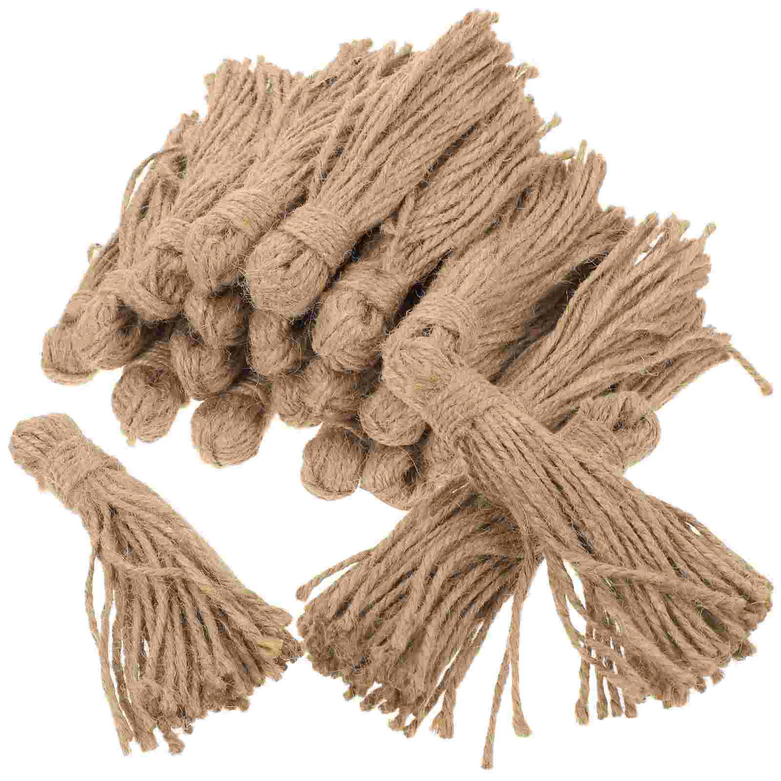 

Tassel Hemp Rope Diy Pendant Tassels Decor Accessories Decorations Hanging Ornament Bead Stringcrafts