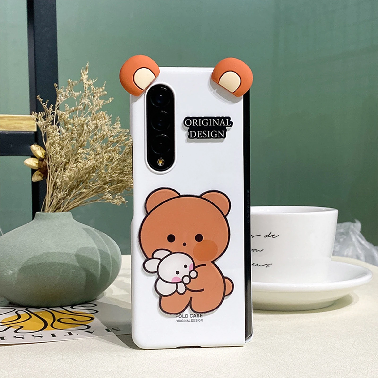 Folding Case for Samsung Galaxy Z Fold 3 4 5G Hard PC Folding Smartphone Case Slim Shockproof Phone Case Protective Cover