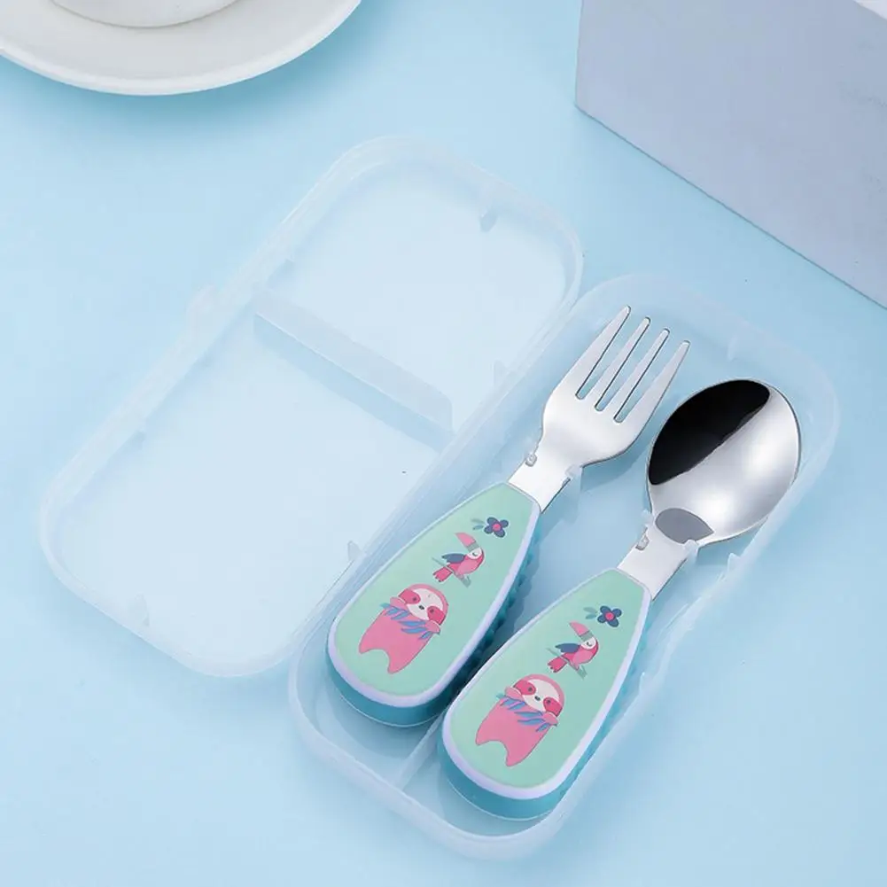 Набор столовых приборов практичный из нержавеющей стали без БФА с короткой