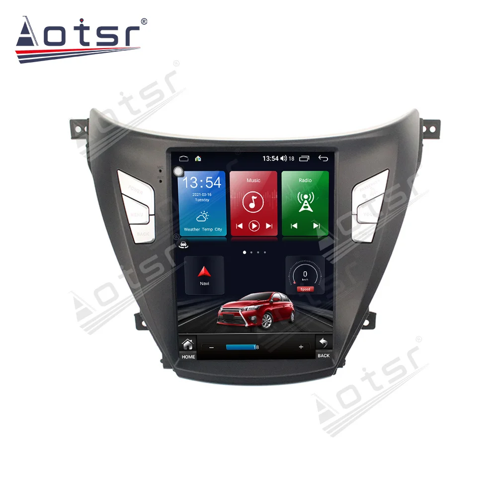9 7 дюймовый для Hyundai Elantra 2012-2015 автомобильный радиоприемник BT ADAS беспроводной Carplay