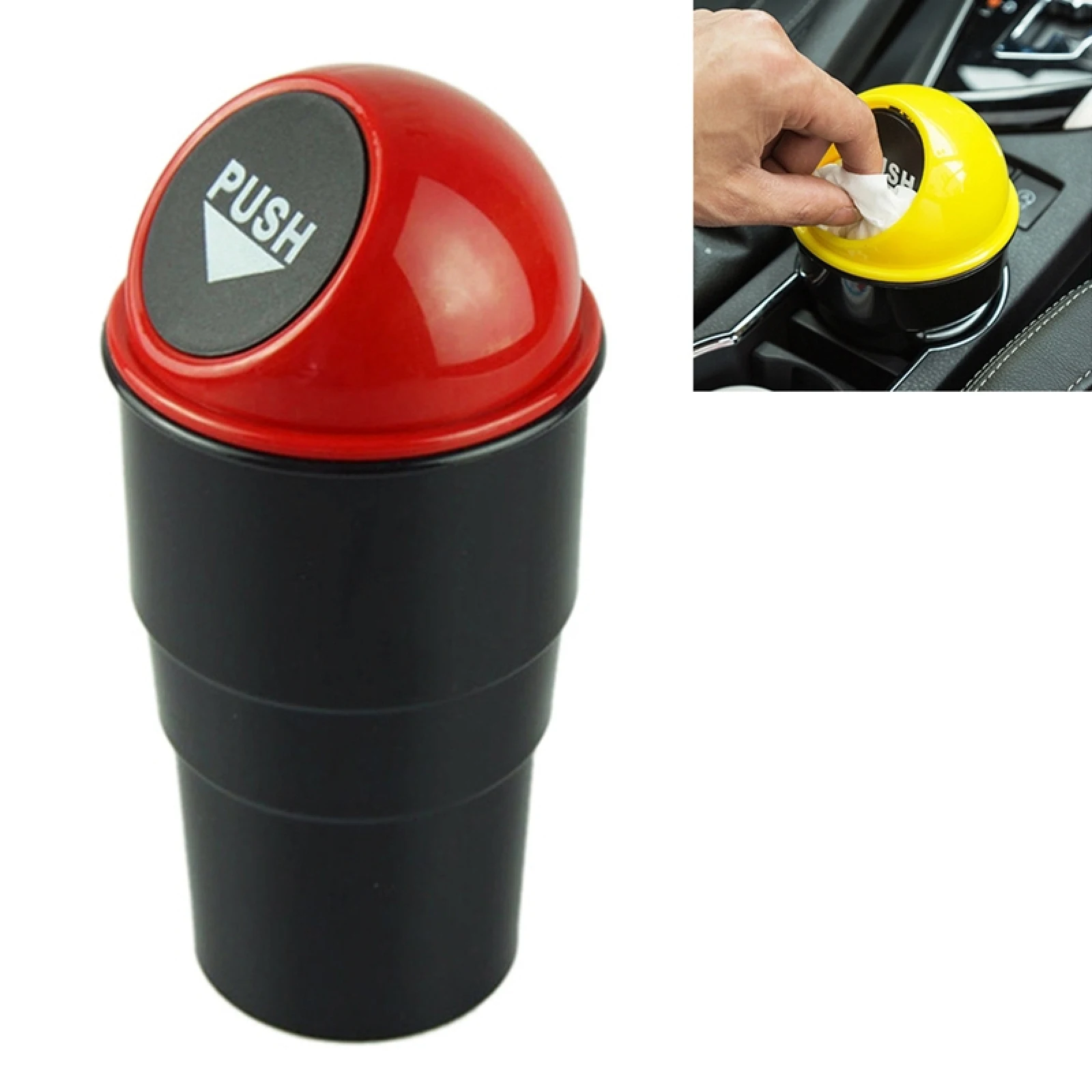 

Universal Car Trash Bin Car Garbage Can Rubbish Dust Case Holder Bin Automobile Storage Bucket