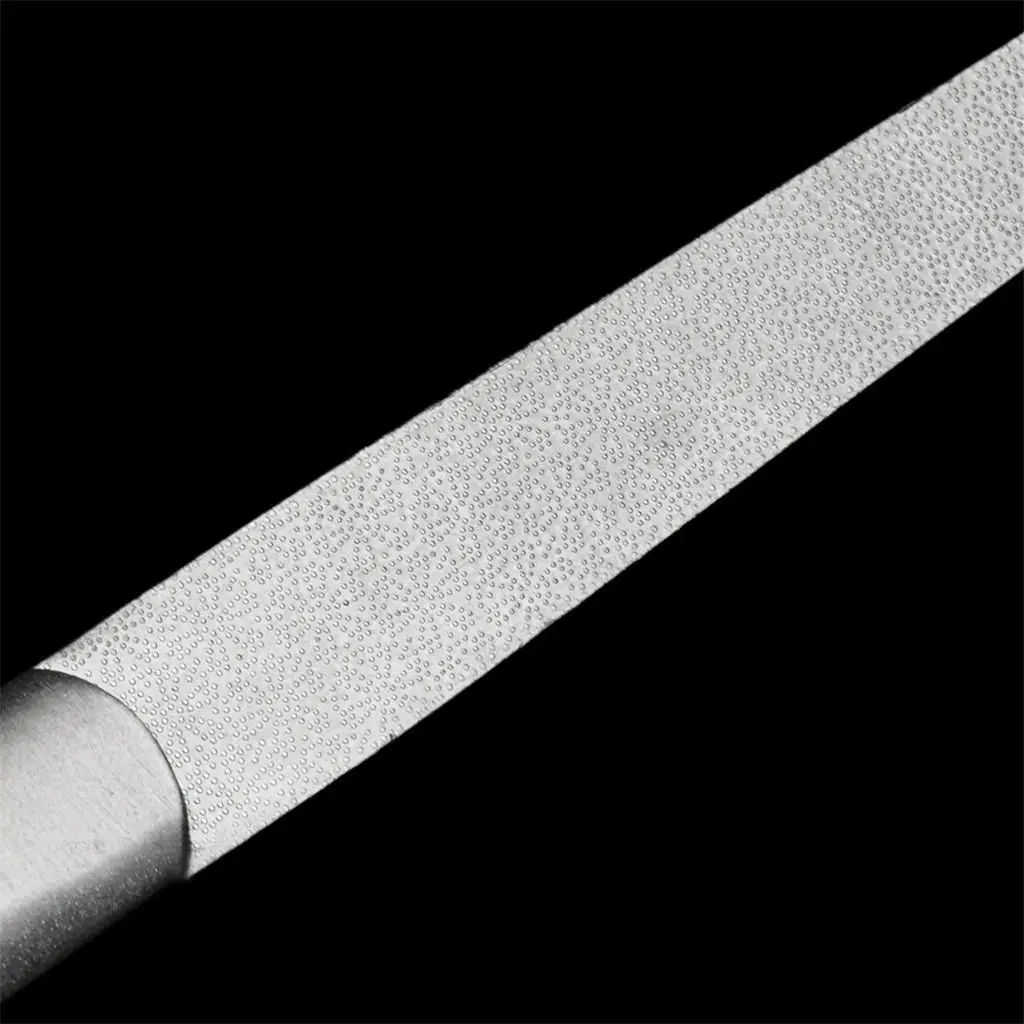 Профессиональная пилочка для ногтей из нержавеющей стали двухсторонний буфер