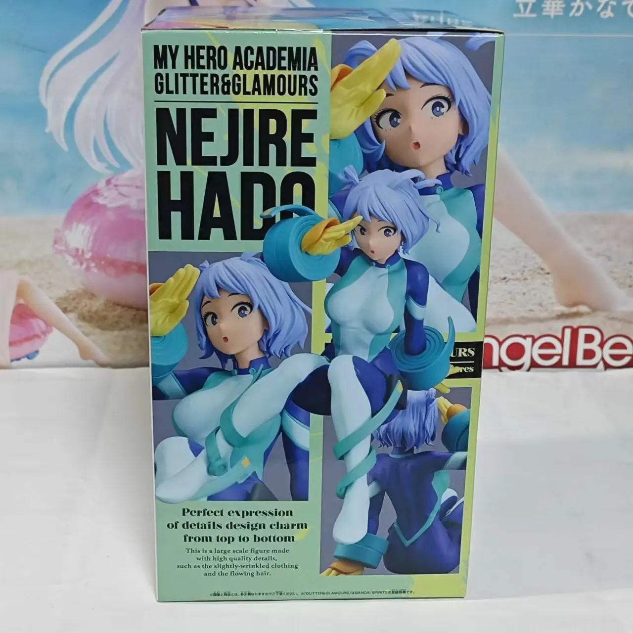Фото Оригинальный Bandai Banpresto, новинка, My Hero Academia, блестящие Glamours Nejire Hado, аниме-фигурки, модель, экшн-фигурка, игрушки из ПВХ №5