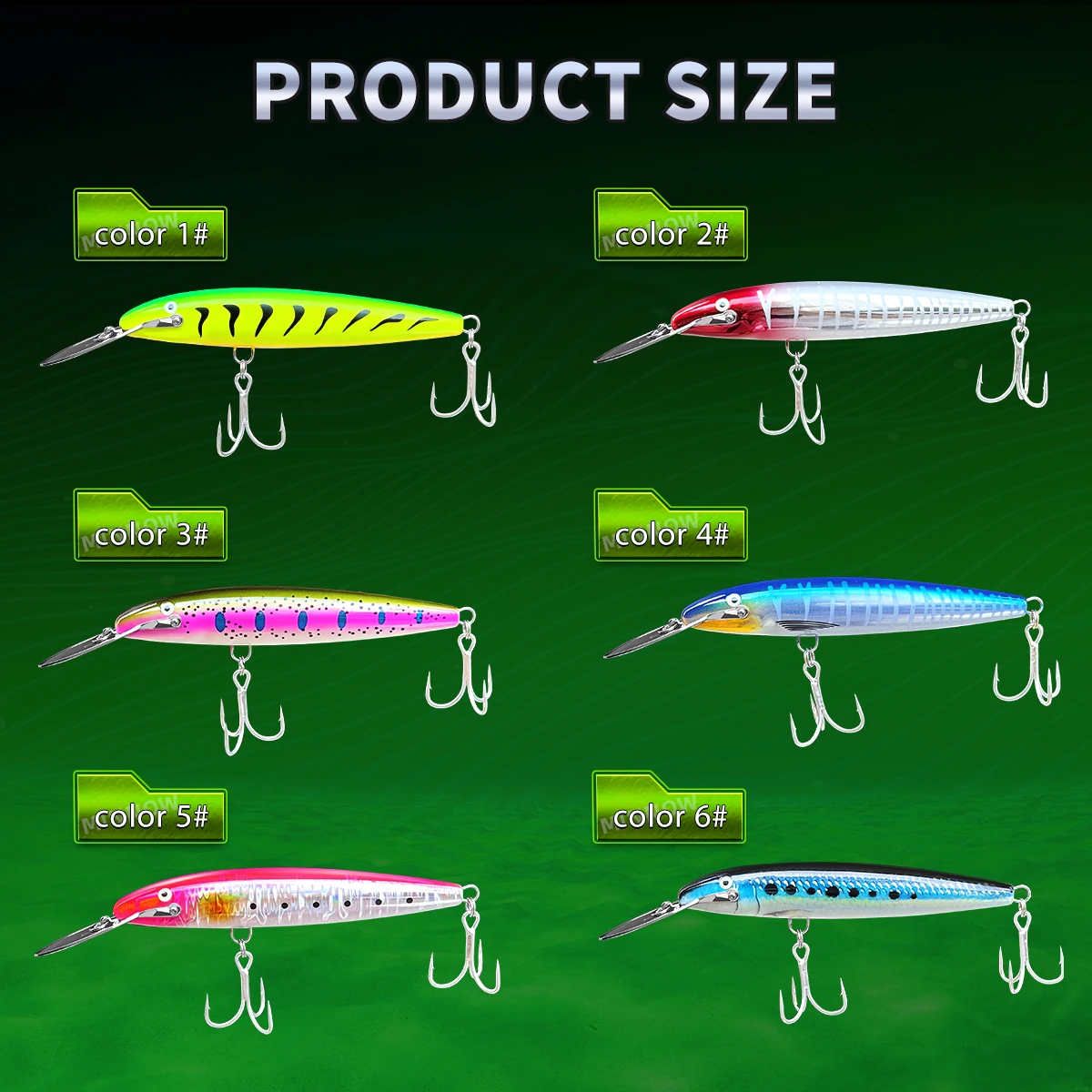 Рыболовная приманка с обратным отсчетом Magnum Minnow, тонущая жесткая приманка для троллинга, 140 мм, 40 г, воблеры, искусственная морская вода для блюзного тунца (art.: 3920c8bcf8e99) - 3920c8bcf8e99