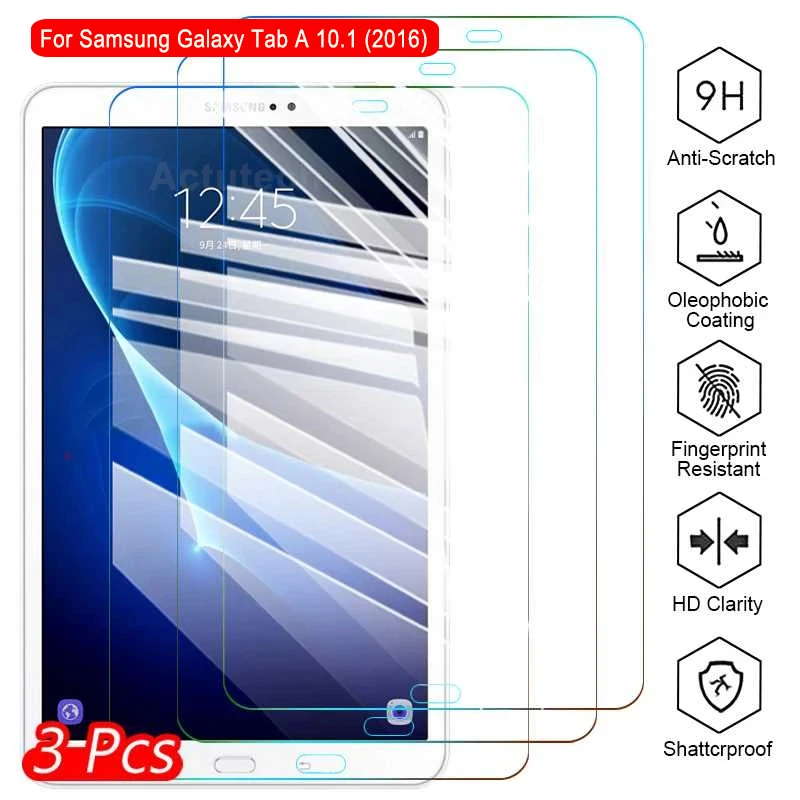 

3 шт. закаленное стекло для Samsung Galaxy Tab A 10,1 2016 T580 T585 Защитная пленка для экрана P580 P585 защитное стекло пленка крышка