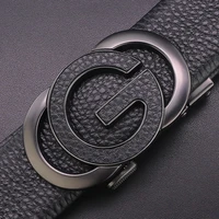 high quality g letter automatic buckle strap mens black belt casual luxury brand designer leather belt fashion