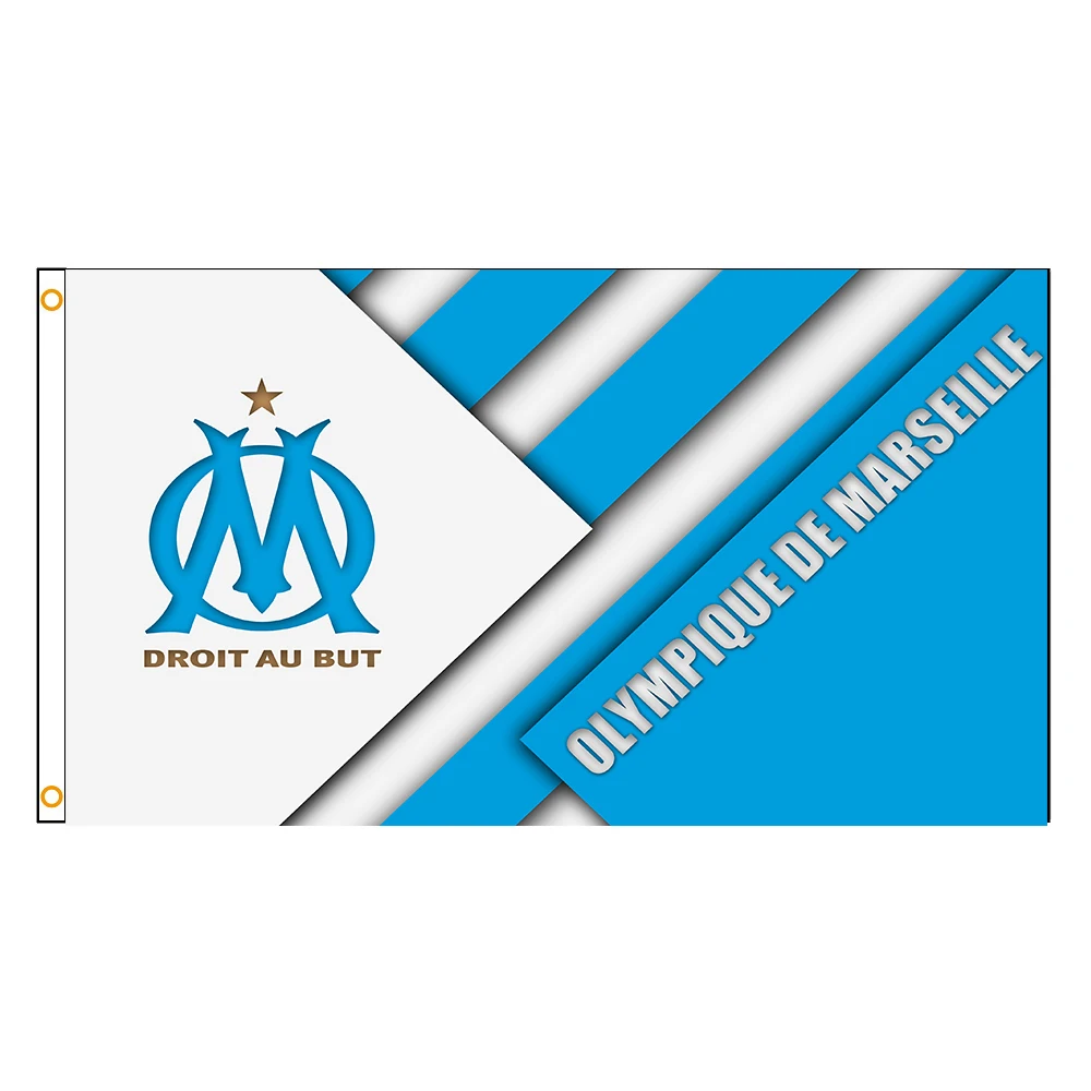 

FLAGJM 90x150cm Marseille Flag Polyester Printed custom Banner For Decoration