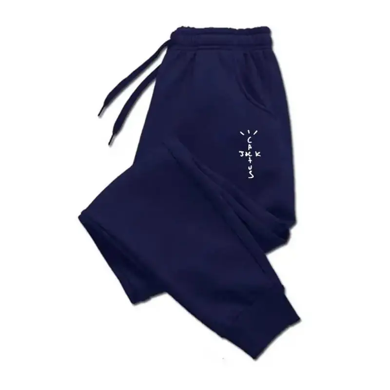 Штаны для бега с буквенным принтом лидер продаж 2024 осенние мужские штаны фитнеса