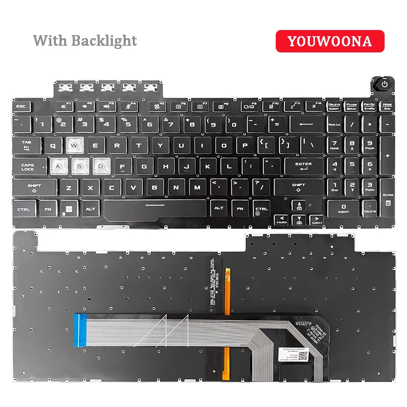 

New Laptop Keyboard For Asus FA506H FX506 FX706L FA706 With Backlight