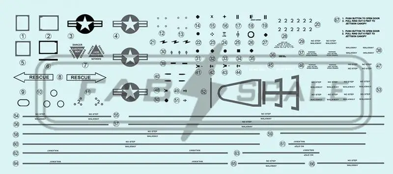 FAB FA48107D 1/48 F-16CM Block40 90-0735 35Th Боевая эскадрила специальная схема Gunsan Air Base 2023