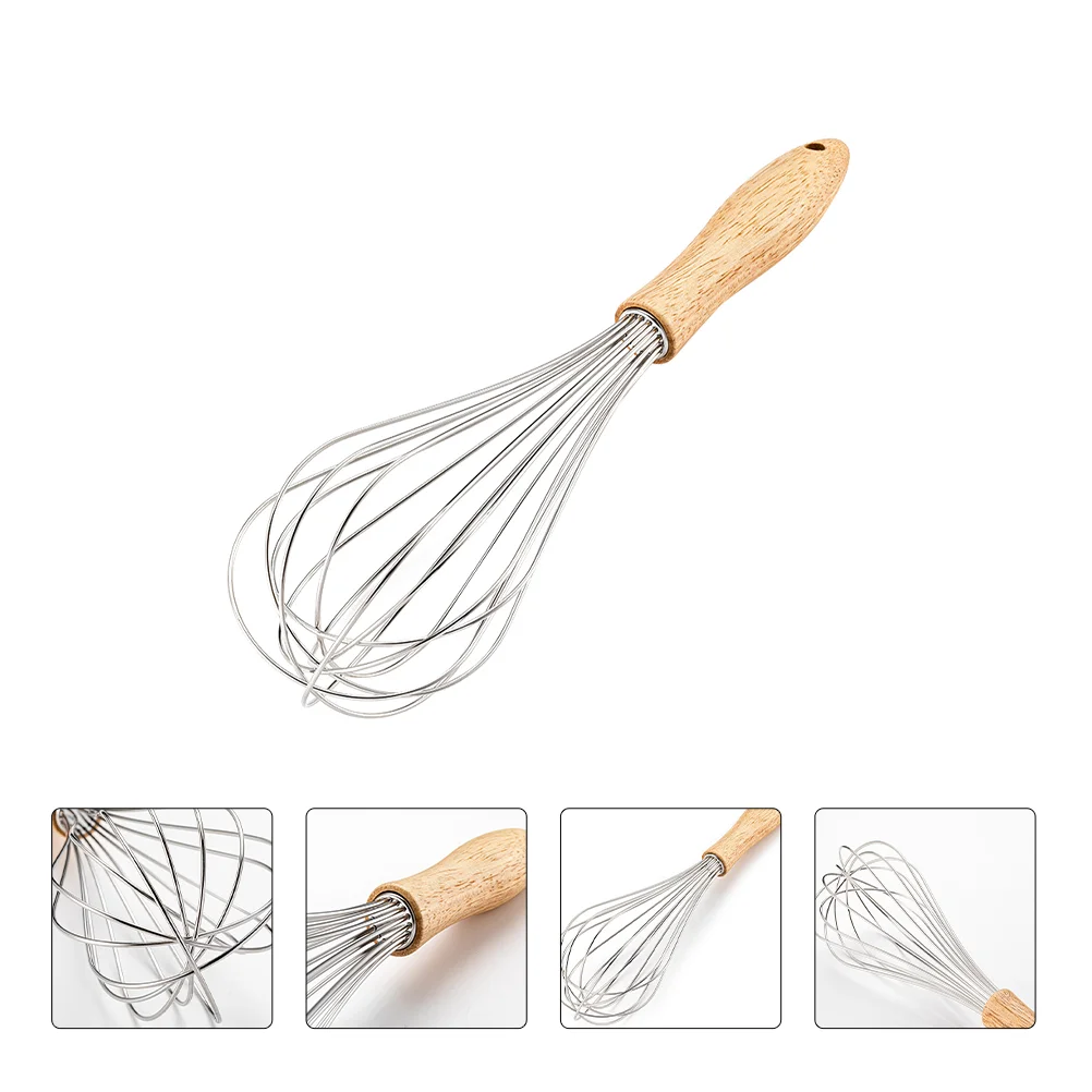 

Whisk Kitchen Gadget Flour Stirrer Cream Frother Tool Hand Blenders Handheld Eggbeater Stainless Steel Stirring Household Crank
