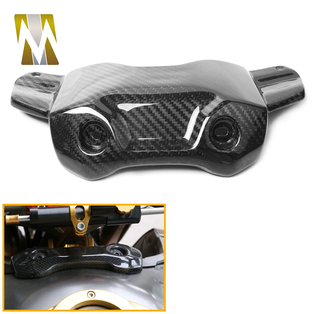 Front Tank Cover For Yamaha MT09 FZ09 MT-09 2013-2017 2018 2019 Motorcycle Accessories Carbon Fiber Front Tank Protection Guard