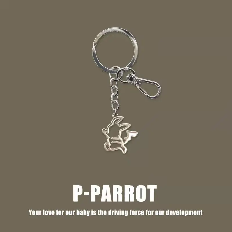 

New Anime Pokemon Keychain Cute Pikachu Figure Keyring Fashion Cartoon Kawaii Kids Toys Gift Decoration Accessories Adult Kids