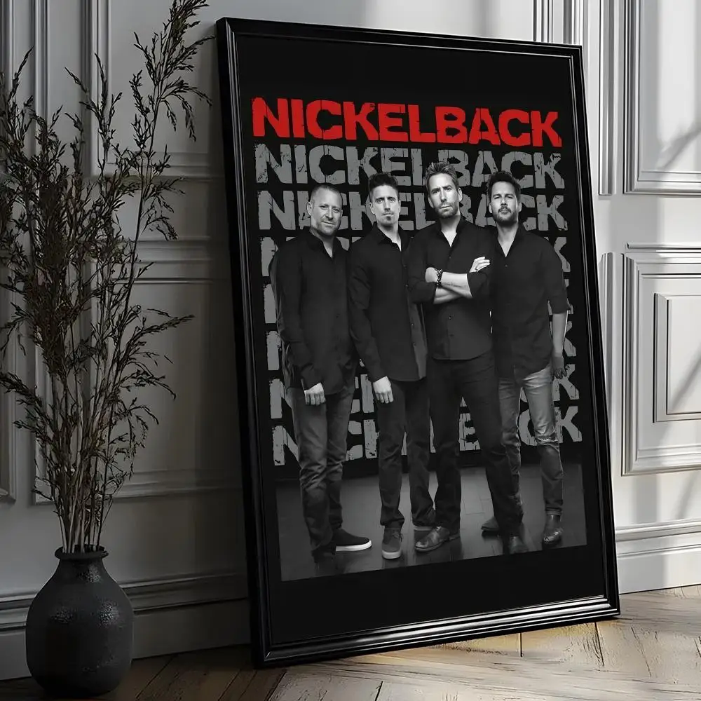 Фото Постер с изображением рок-группы Nickelback, HD-качество, настенный декор для дома, водонепроницаемый, для гостиной, бара, эстетичное украшение №4