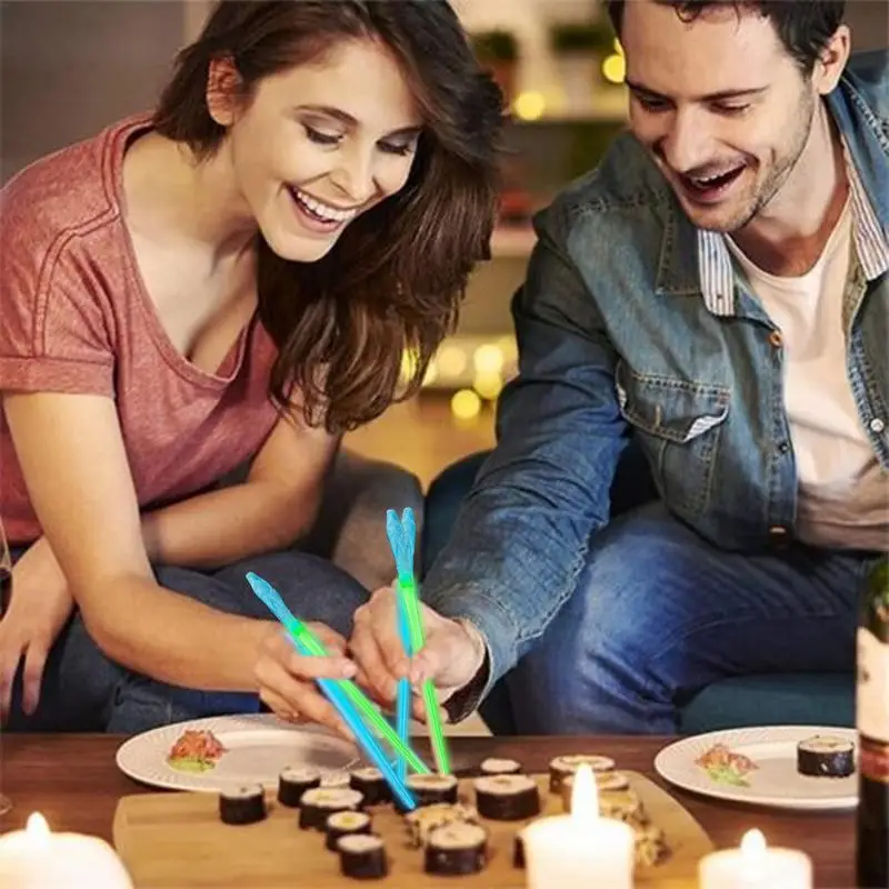 świecące pałeczki Sushi Lightup Pałeczki spożywcze do jedzenia wietnamskiego Wakacje Japońskie jedzenie Chińskie