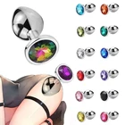 Сексуальные игрушки для взрослых, игры, анальные бусины, ювелирные изделия с кристаллами, анальная пробка с ювелирными изделиями, эротическая игрушка, мини анальные пробки для мужчин, женщин, геев, секс-шоп
