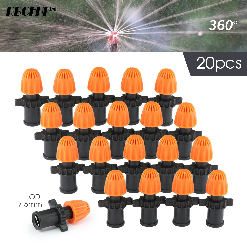 

Садовый спринклер 90°/180°/360°, 20 шт.