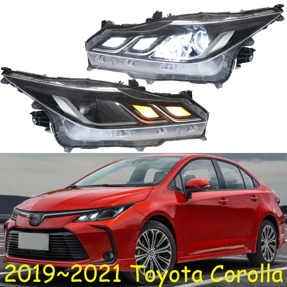 

Car Bumper Headlamp Corolla Headlight 2019~2021y ALL IN LED DRL Altis Car Daytime Running Light Corolla Head Light